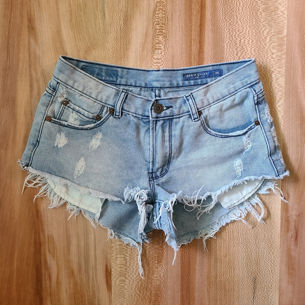 Denim Cutoff Short